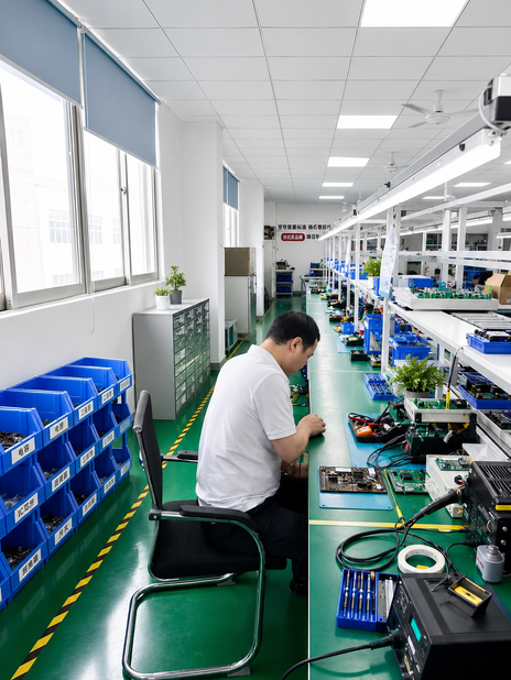 Shenzhen Jutai Comm Co., Ltd. linha de produção do fabricante