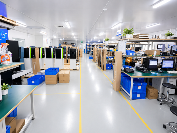 Shenzhen Jutai Comm Co., Ltd. linha de produção do fabricante