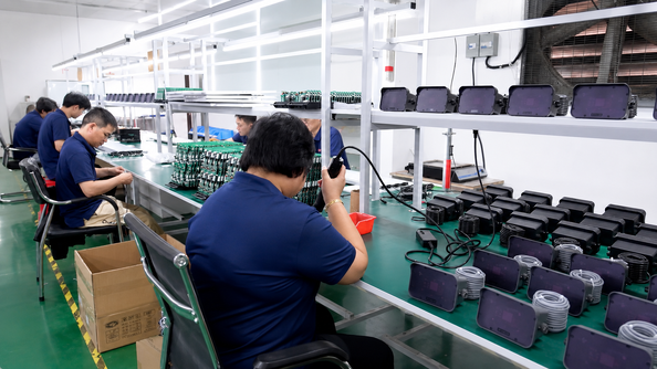 Shenzhen Jutai Comm Co., Ltd. linha de produção do fabricante