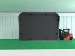 24Sensor de porta industrial de.150 GHz / detector de radar de movimento de microondas com dois relés