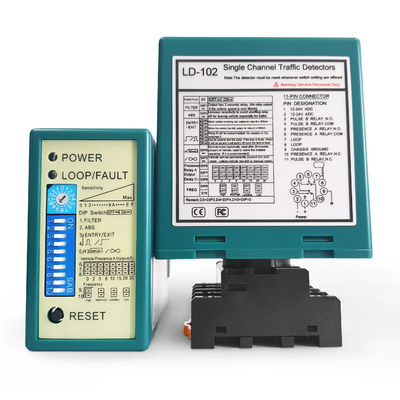 comprar 12-24 VADC Compacto Detector de Loop Indutivo Resposta Rápida Para Controle de Acesso do Veículo Fabricação em linha