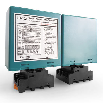 comprar Detector de circuito de veículos de 12-24V Detector de circuito de veículos verde para sistemas de cobrança de pedágio Fabricação em linha