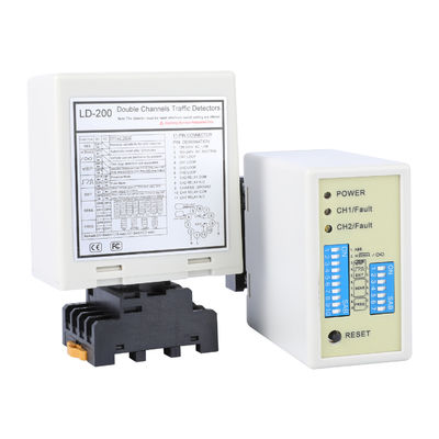 comprar 110-240VAC Detector de circuito de veículos de canal duplo para gestão de estacionamento rodoviário Fabricação em linha