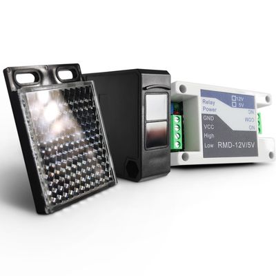 comprar Sensor de segurança automático de porta refletora Detector fotoelétrico de curto-circuito e proteção inversa Fabricação em linha