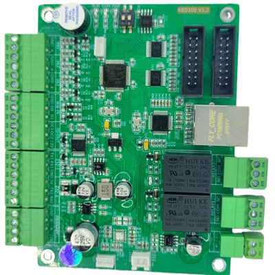 comprar NED200 LED Display Driver Board com dupla QR Code Display (Long/Short Distance), Voice Broadcast & Remote IAP Upgrade para complexos comerciais e áreas cênicas Fabricação em linha
