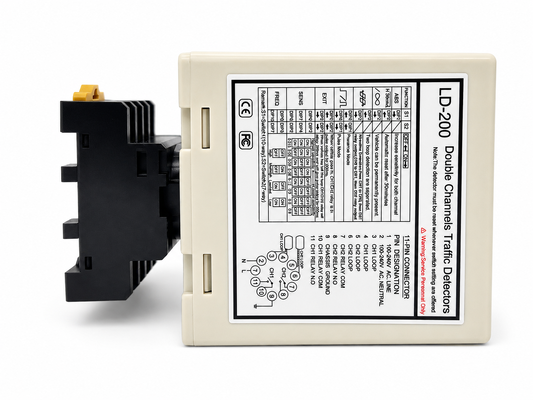 comprar Detector de circuito duplo de canais para portões de barreiras de estacionamento com regulação de sensibilidade de 8 níveis Fabricação em linha