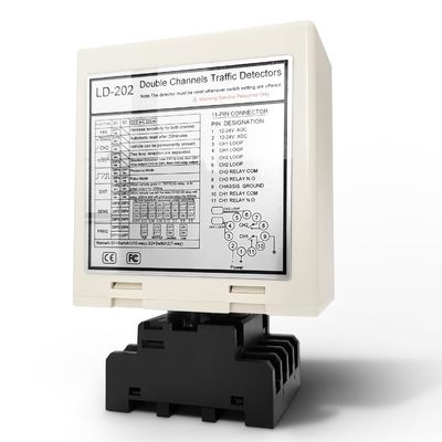 Detector de duplo circuito 3- Instalação de plug-and-play certificada CE/FCC Sensibilidade de 16 vias Humidade selecionável 95% Não condensante