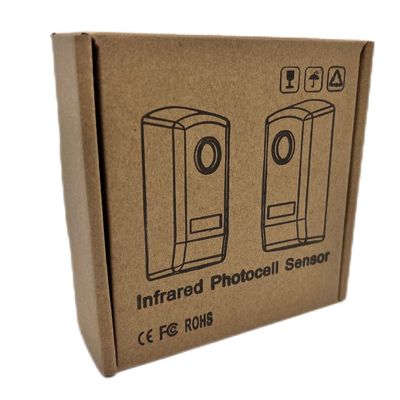 Sensor de segurança para barreira de acesso | Fotocélula IR anti-luz solar forte para controle de acesso