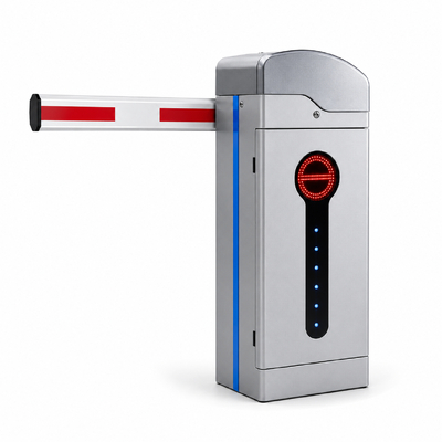 Porta de barreira automática DC para sistemas de gerenciamento de estacionamento com interface RS232 RS485 e operação em múltiplas velocidades
